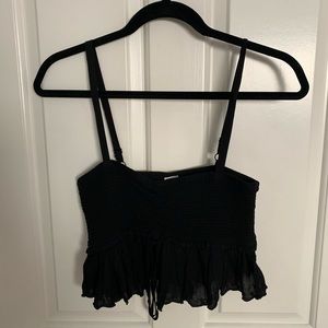 ARITZIA BLACK CROP TOP